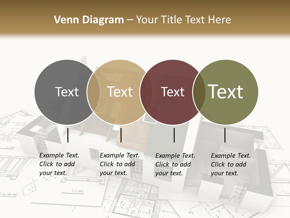 Prefabricated Detached Home PowerPoint Template