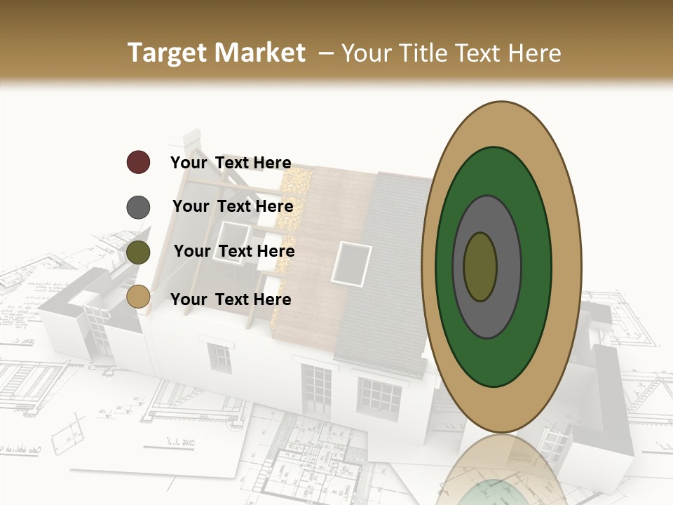 Prefabricated Detached Home PowerPoint Template