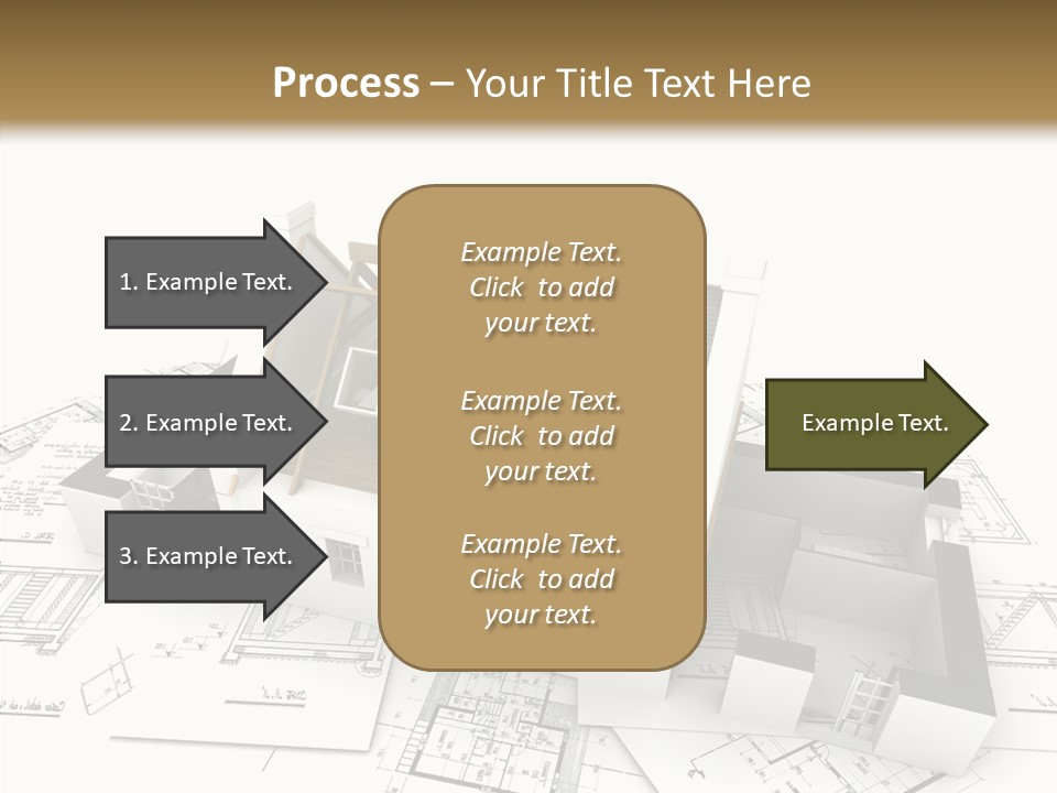 Prefabricated Detached Home PowerPoint Template