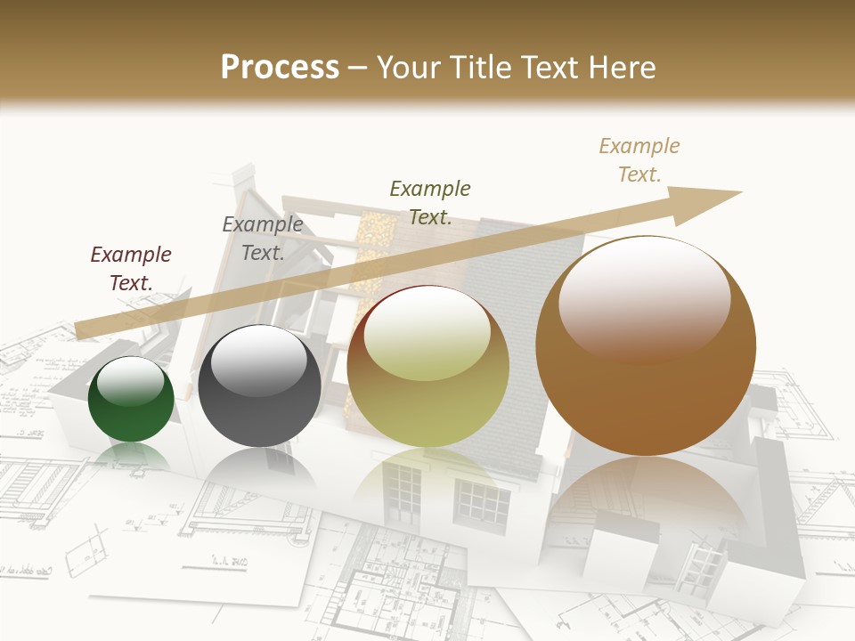 Prefabricated Detached Home PowerPoint Template
