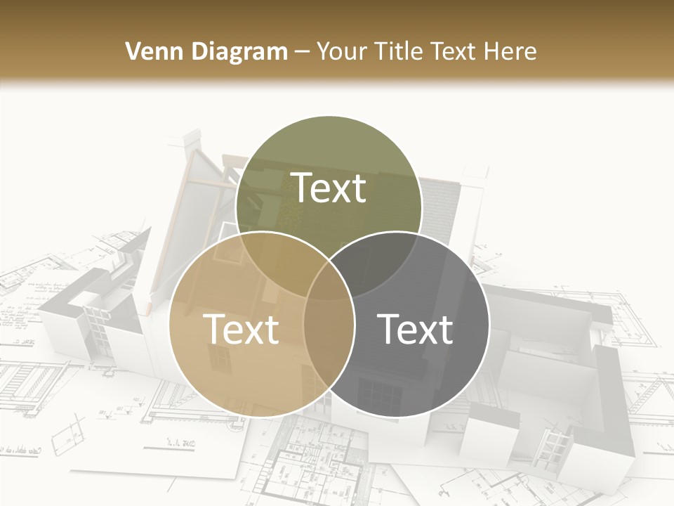Prefabricated Detached Home PowerPoint Template