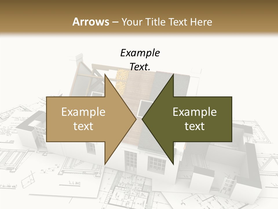 Prefabricated Detached Home PowerPoint Template