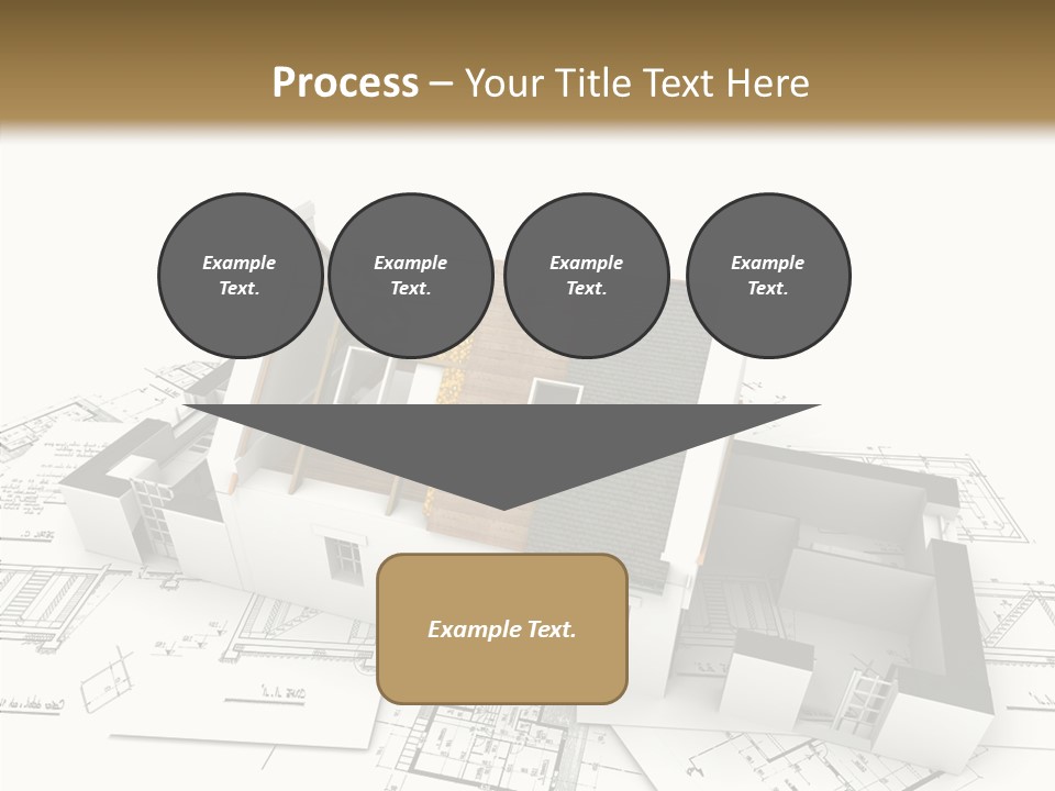 Prefabricated Detached Home PowerPoint Template