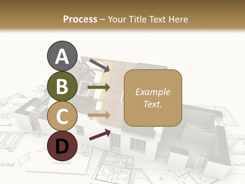 Prefabricated Detached Home PowerPoint Template