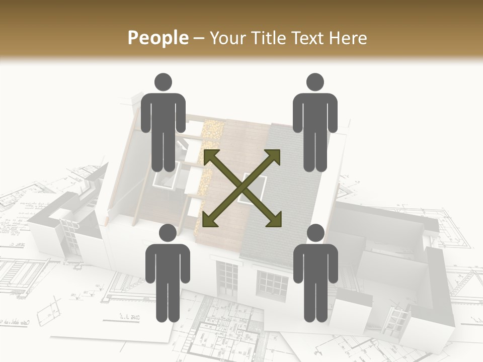 Prefabricated Detached Home PowerPoint Template