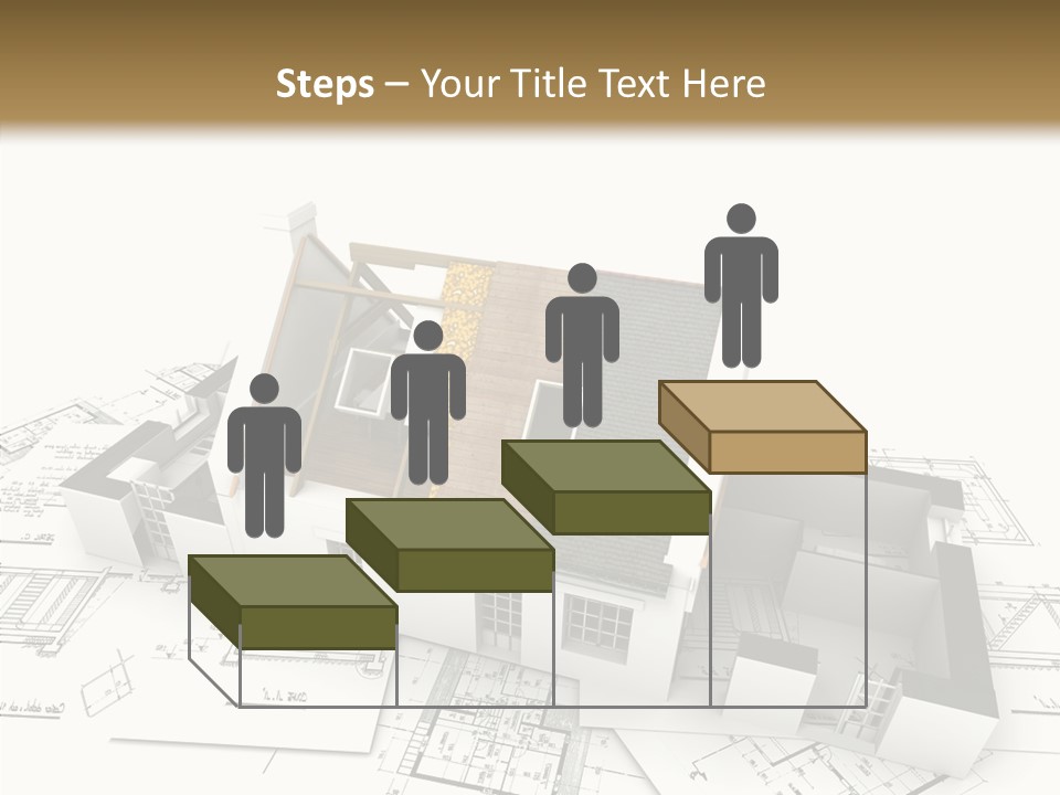 Prefabricated Detached Home PowerPoint Template