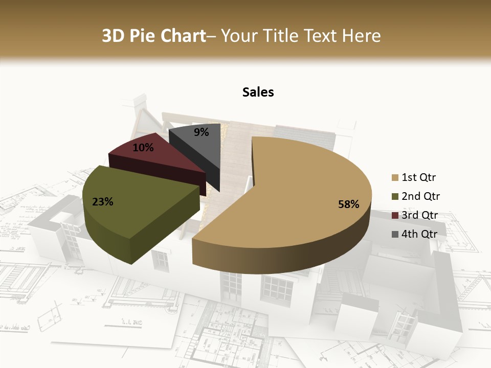 Prefabricated Detached Home PowerPoint Template