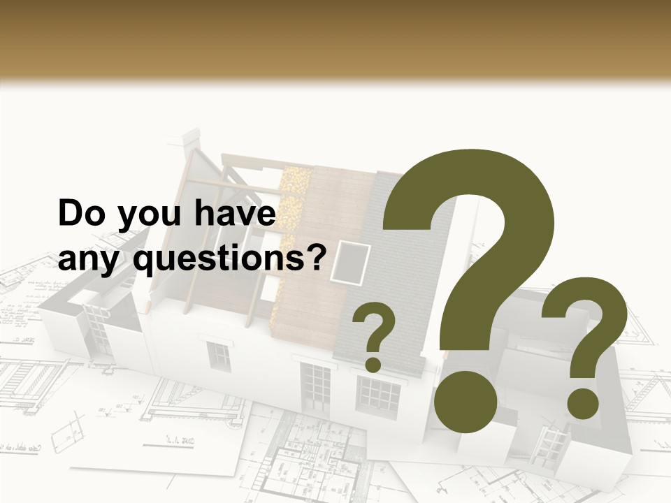 Prefabricated Detached Home PowerPoint Template