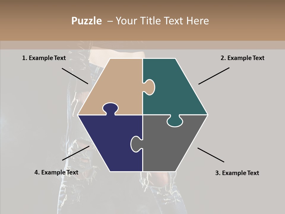 Emotional Hair Glamour PowerPoint Template