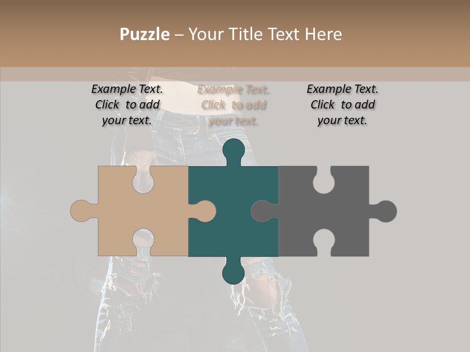 Emotional Hair Glamour PowerPoint Template