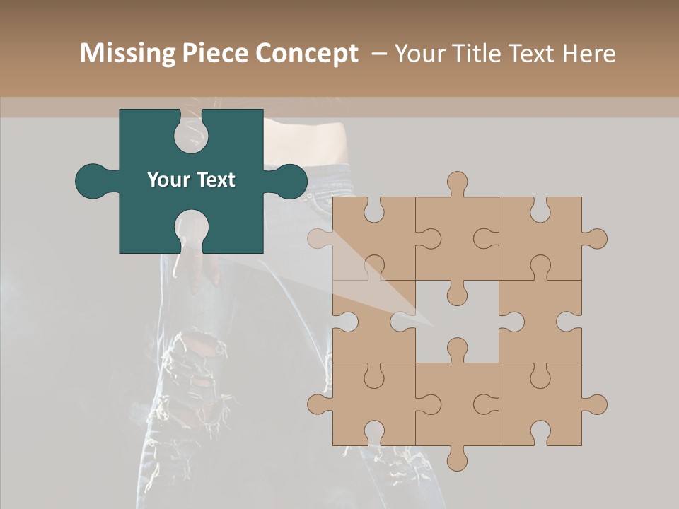 Emotional Hair Glamour PowerPoint Template