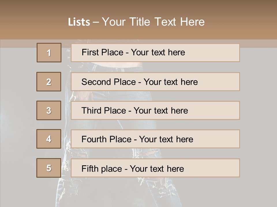 Emotional Hair Glamour PowerPoint Template