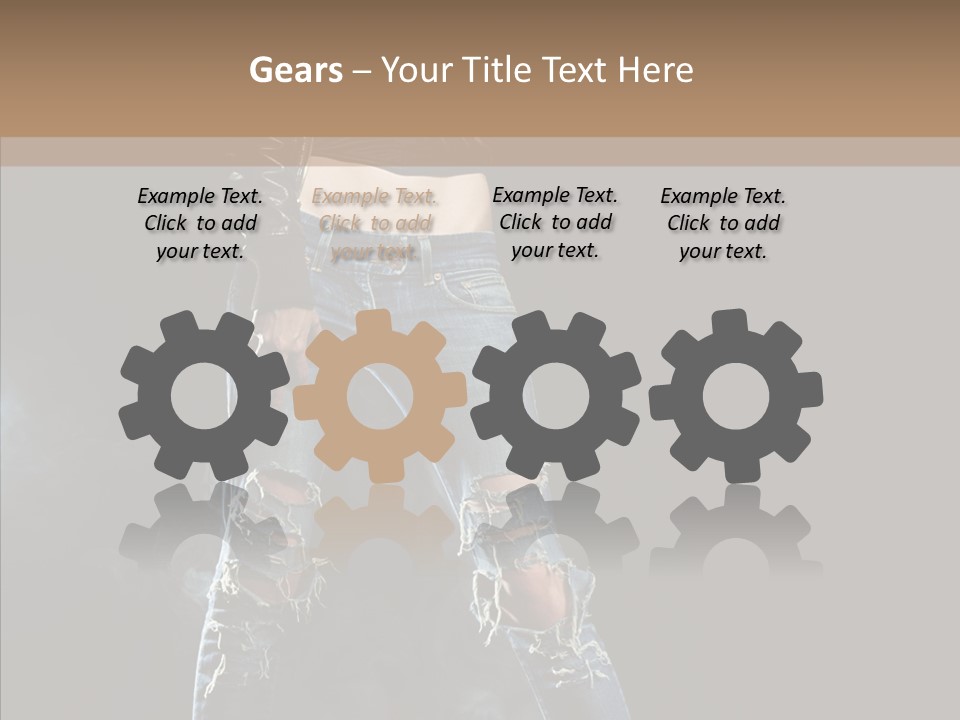 Emotional Hair Glamour PowerPoint Template