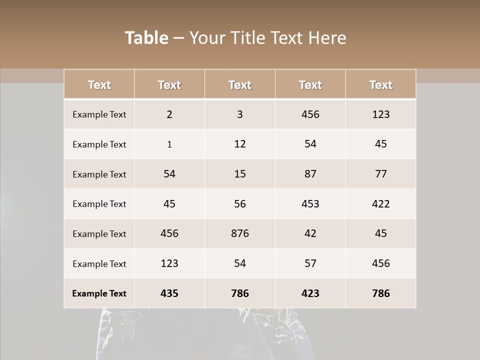 Emotional Hair Glamour PowerPoint Template