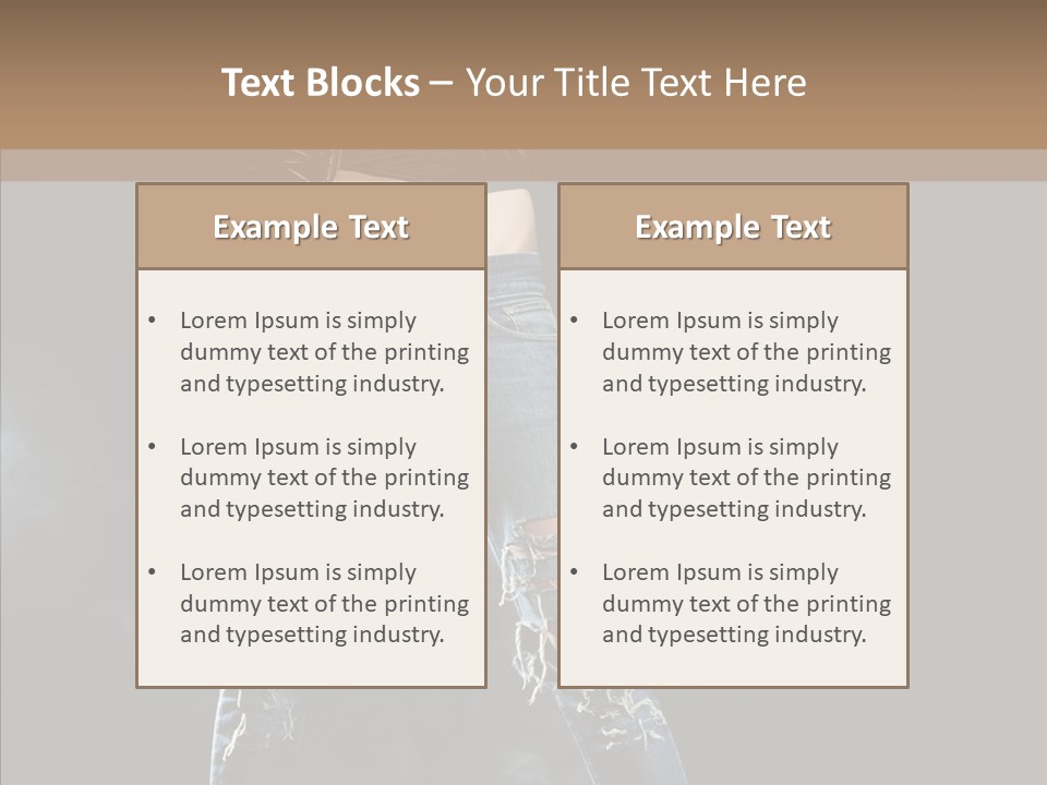 Emotional Hair Glamour PowerPoint Template