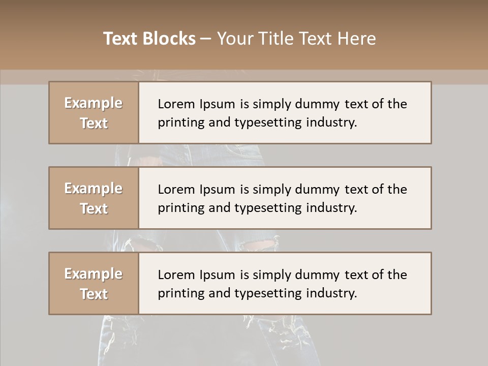 Emotional Hair Glamour PowerPoint Template