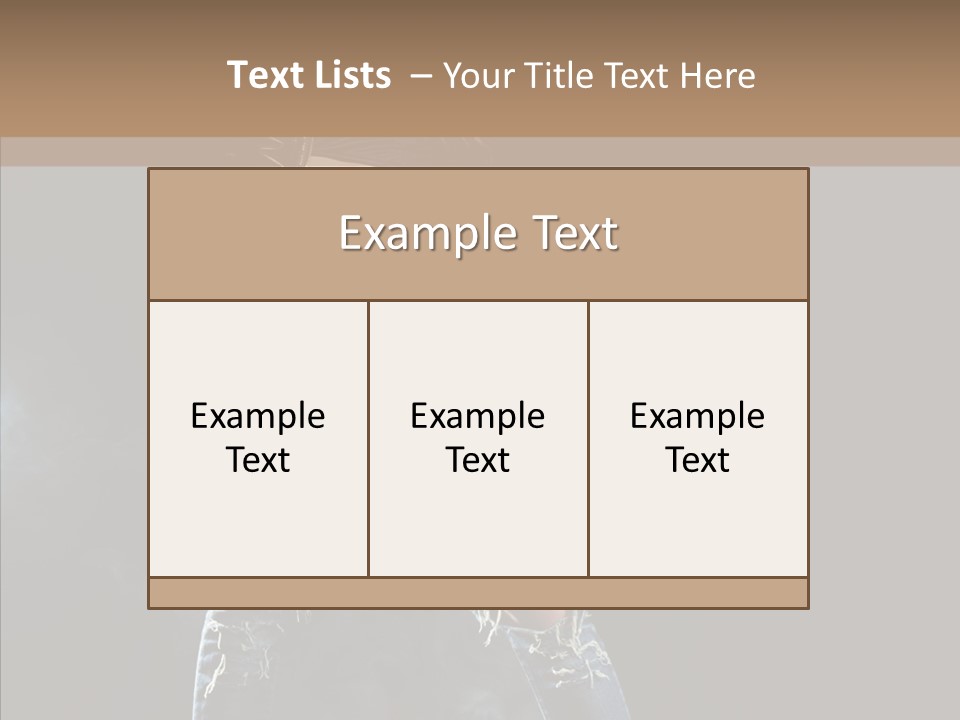 Emotional Hair Glamour PowerPoint Template