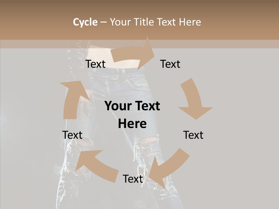 Emotional Hair Glamour PowerPoint Template