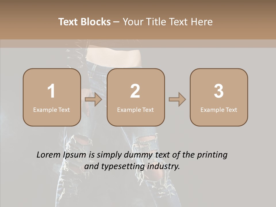 Emotional Hair Glamour PowerPoint Template