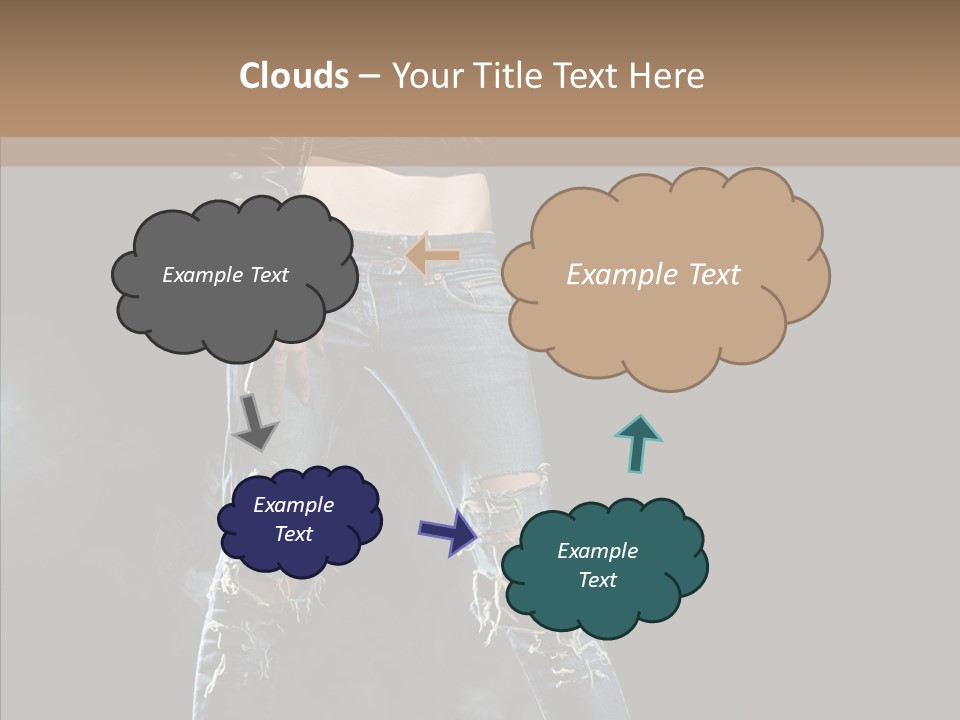 Emotional Hair Glamour PowerPoint Template