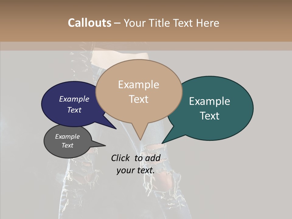 Emotional Hair Glamour PowerPoint Template