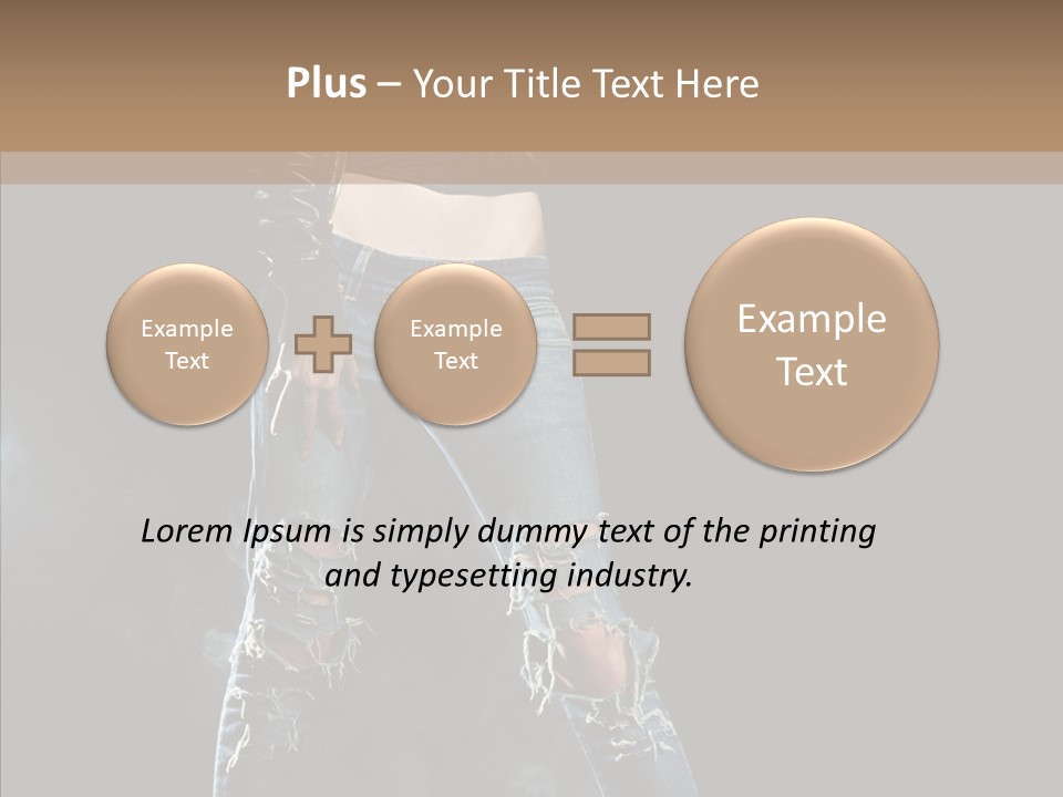 Emotional Hair Glamour PowerPoint Template
