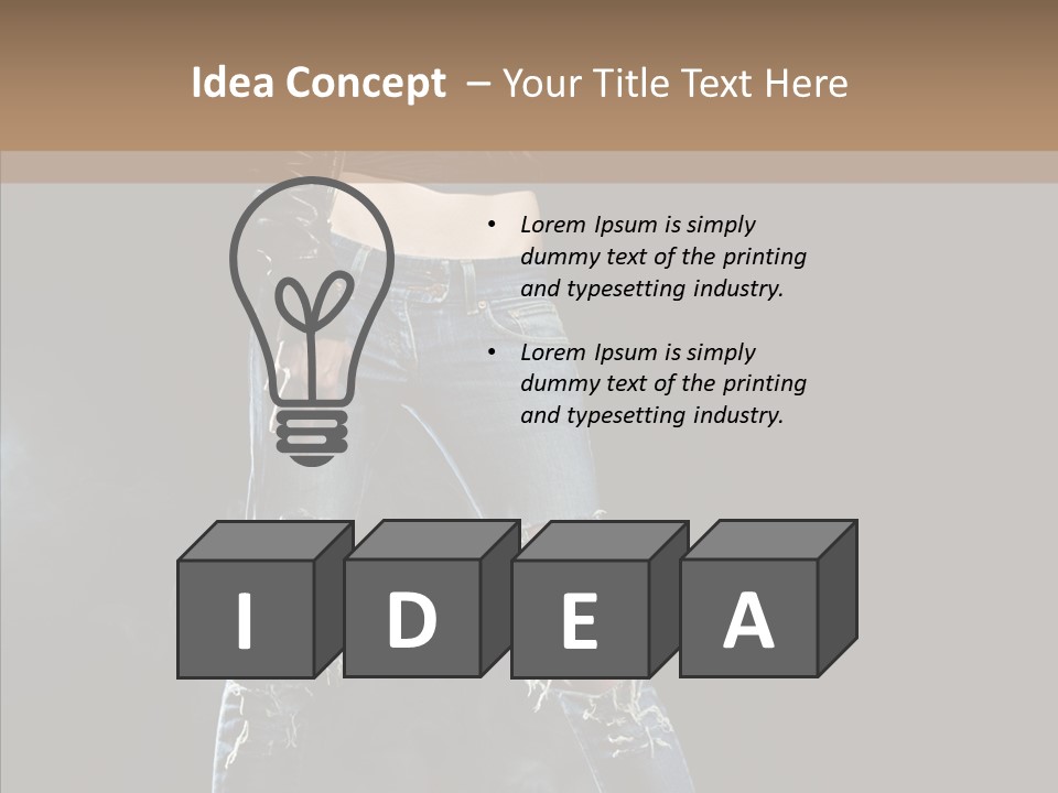 Emotional Hair Glamour PowerPoint Template