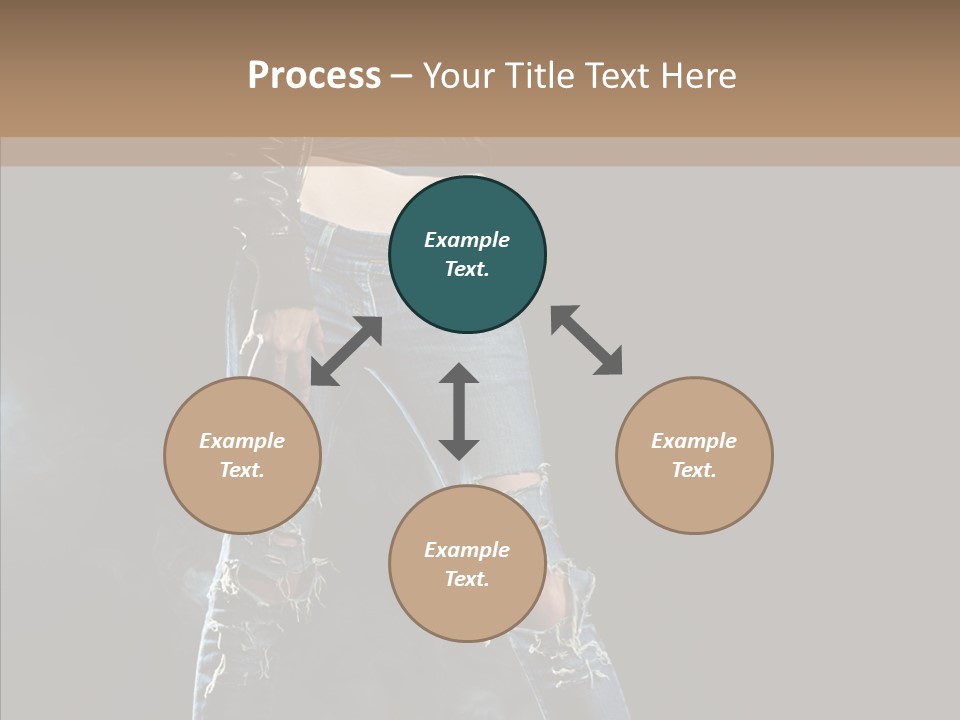 Emotional Hair Glamour PowerPoint Template