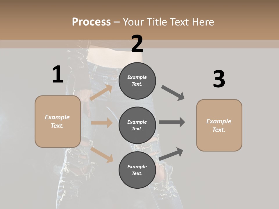 Emotional Hair Glamour PowerPoint Template