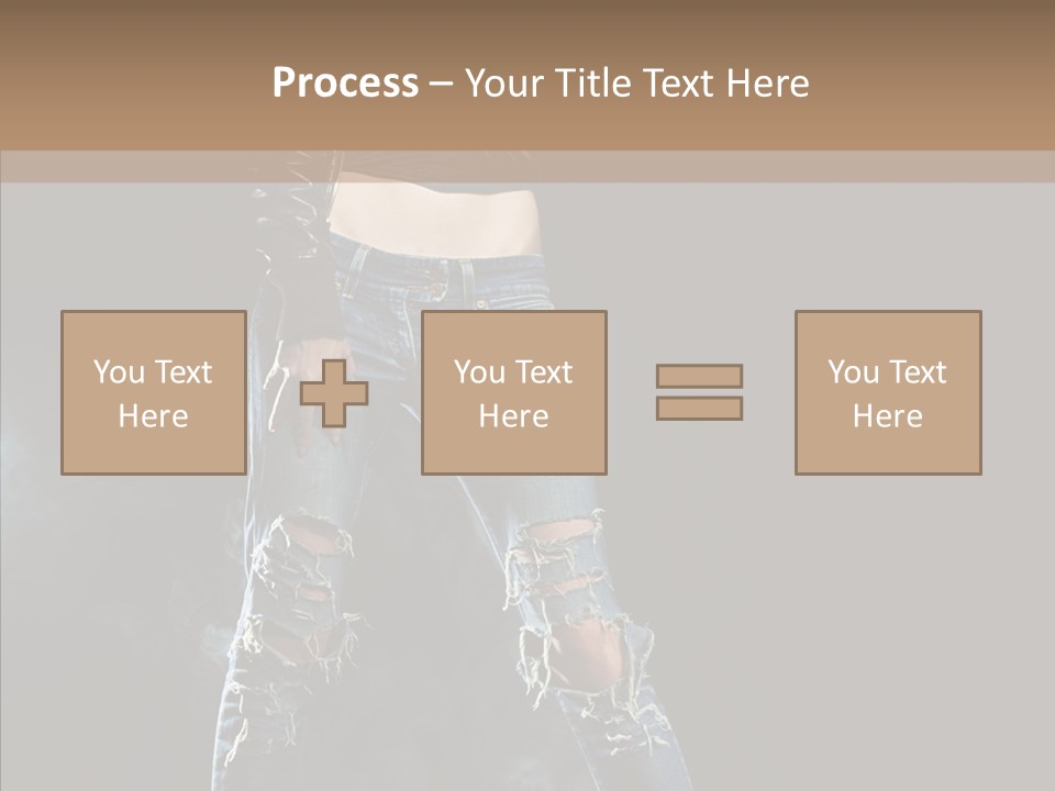 Emotional Hair Glamour PowerPoint Template