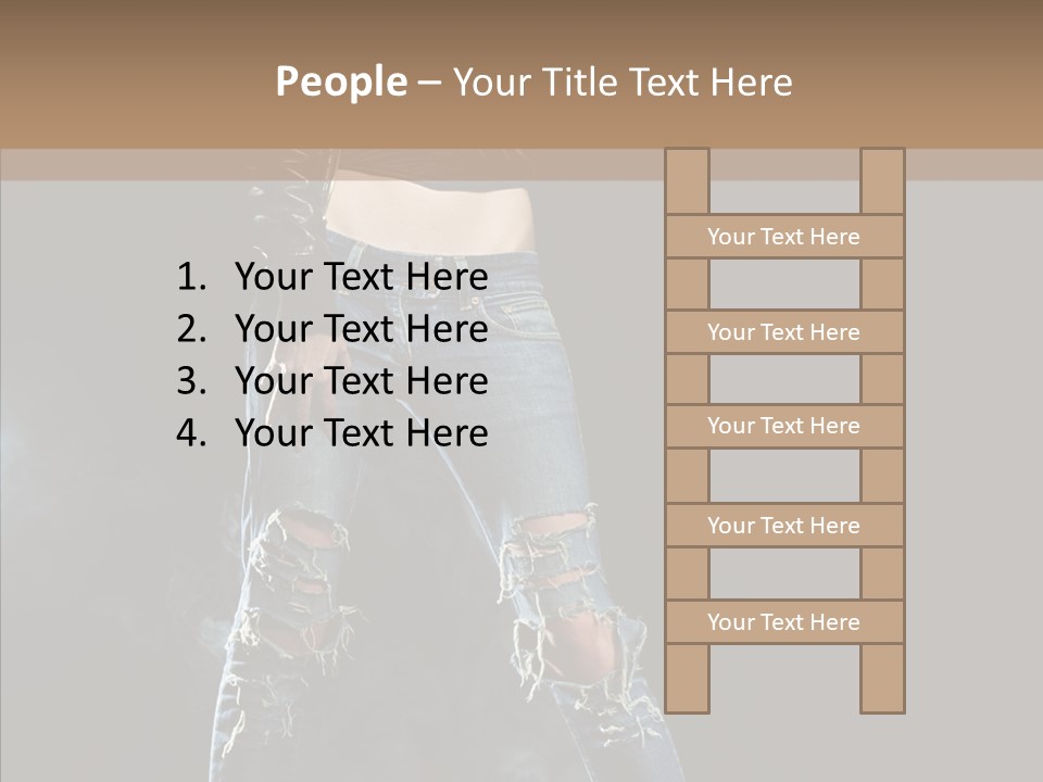 Emotional Hair Glamour PowerPoint Template