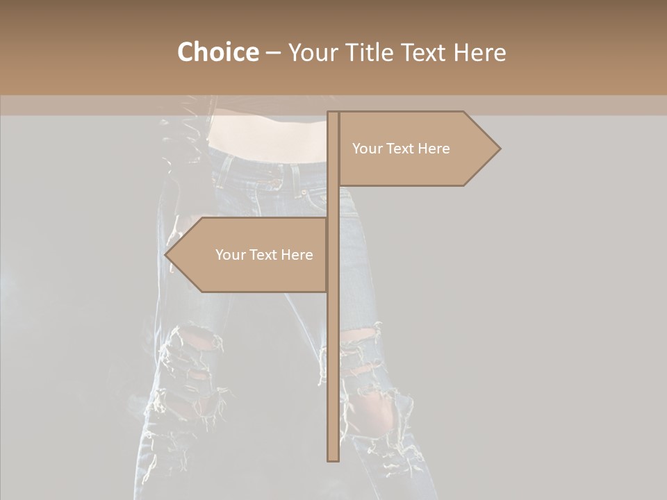 Emotional Hair Glamour PowerPoint Template