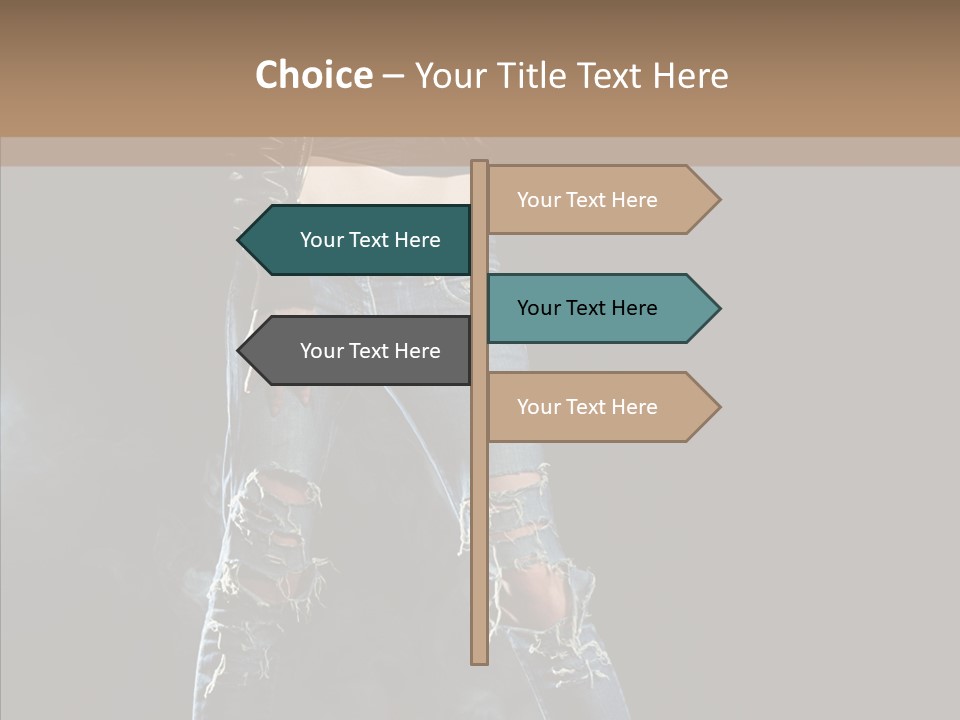 Emotional Hair Glamour PowerPoint Template