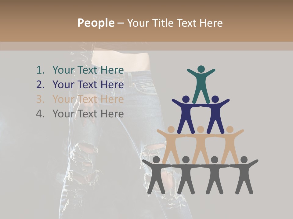 Emotional Hair Glamour PowerPoint Template