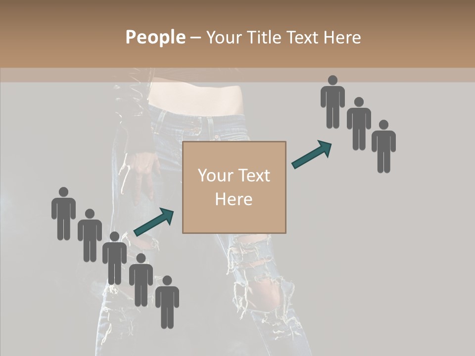 Emotional Hair Glamour PowerPoint Template