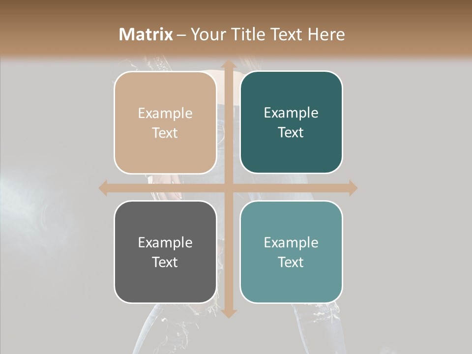 People Female Length PowerPoint Template