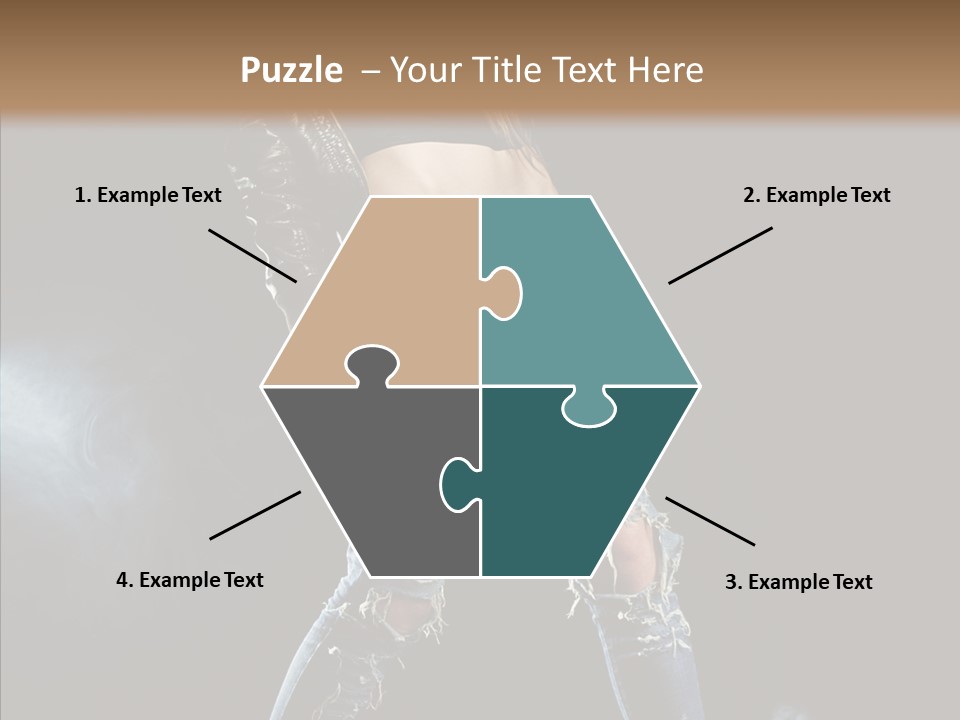 People Female Length PowerPoint Template