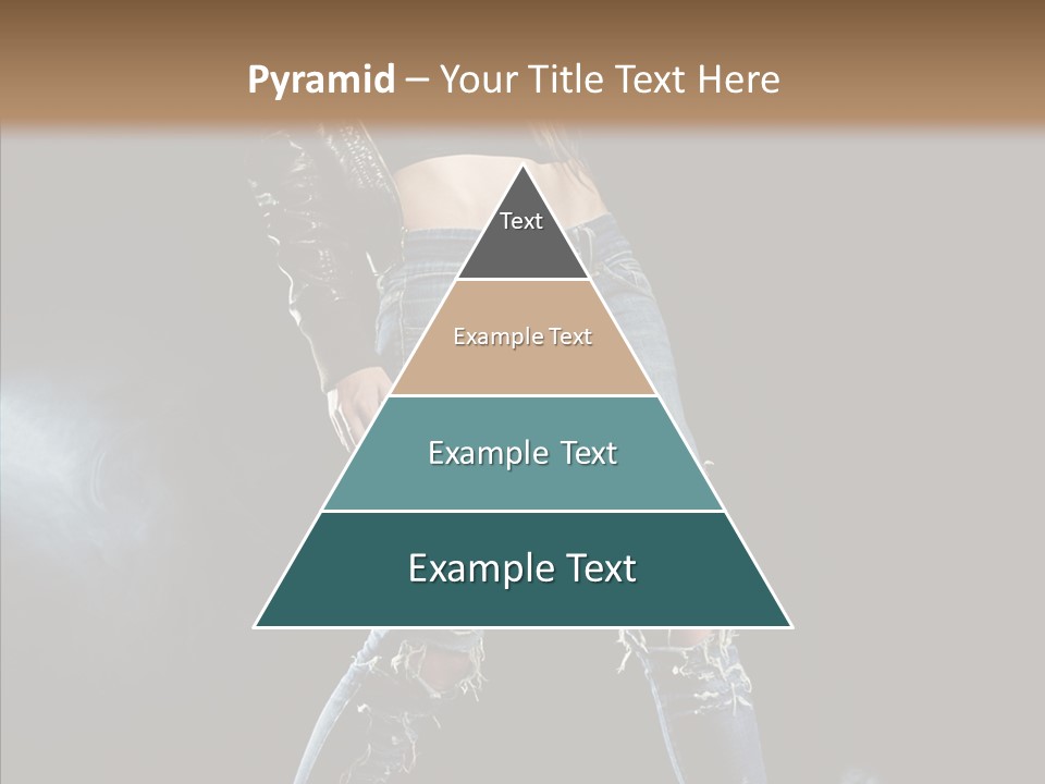 People Female Length PowerPoint Template