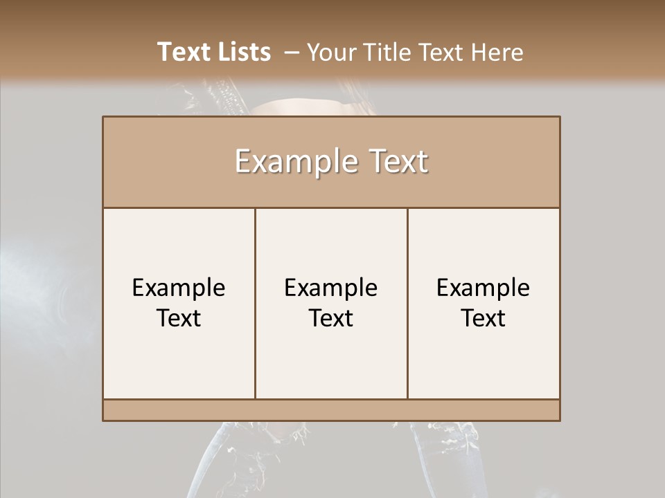 People Female Length PowerPoint Template