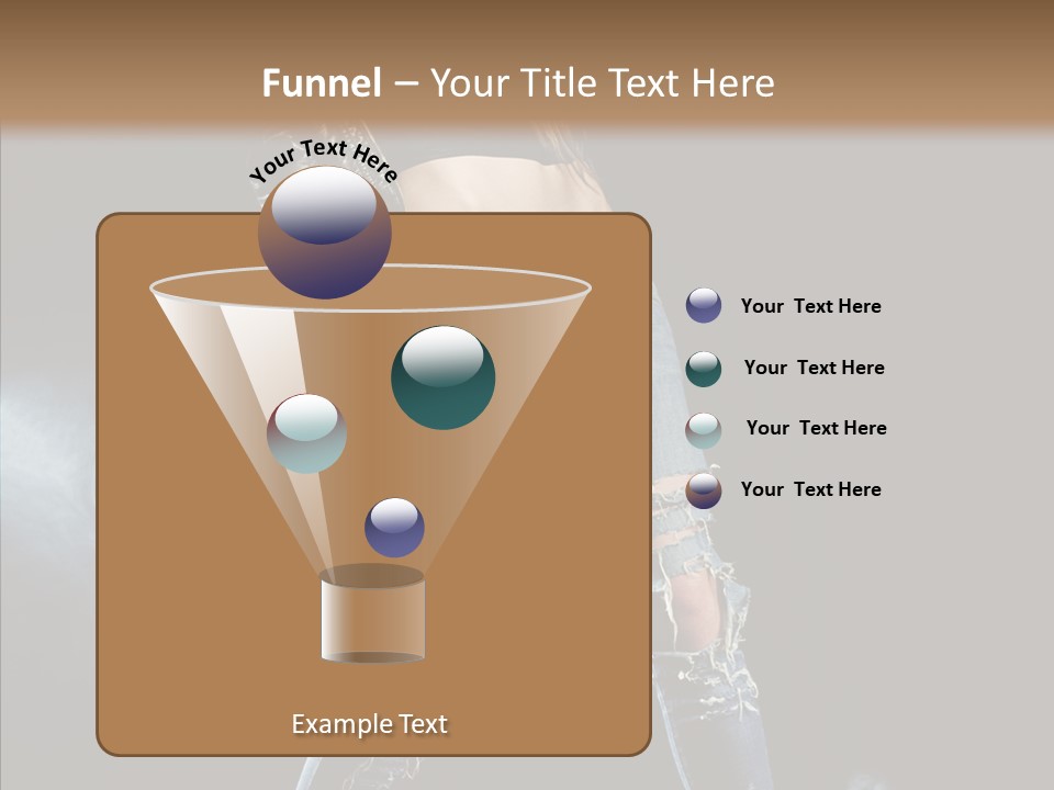 People Female Length PowerPoint Template