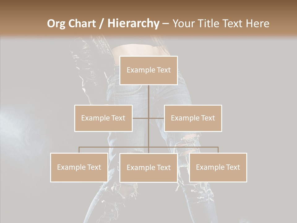 People Female Length PowerPoint Template