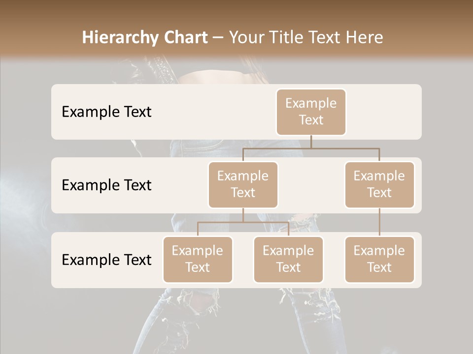 People Female Length PowerPoint Template
