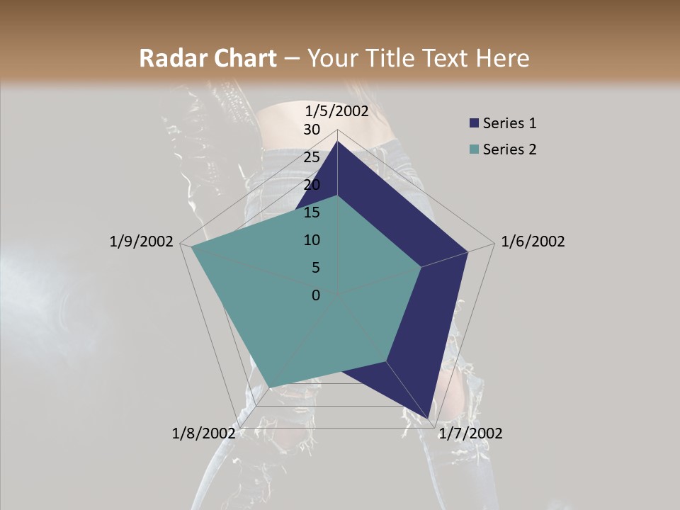 People Female Length PowerPoint Template