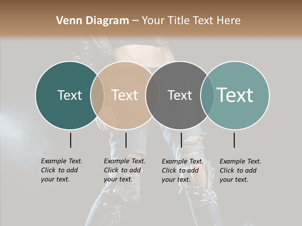 People Female Length PowerPoint Template