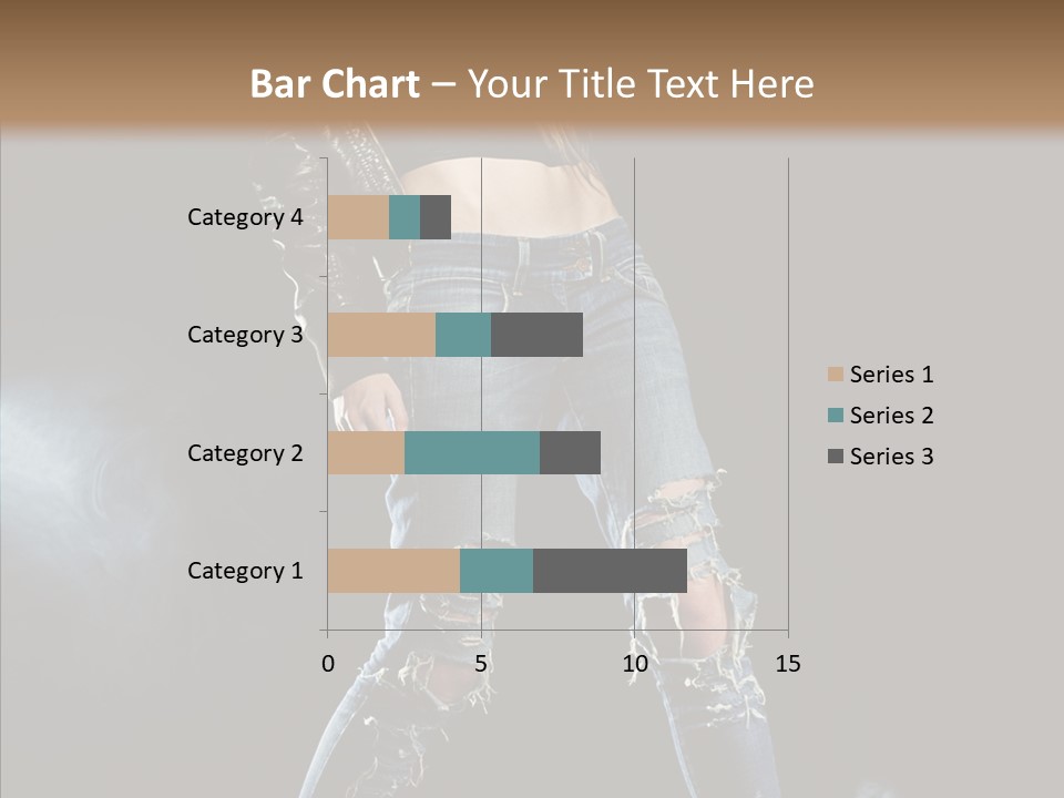 People Female Length PowerPoint Template