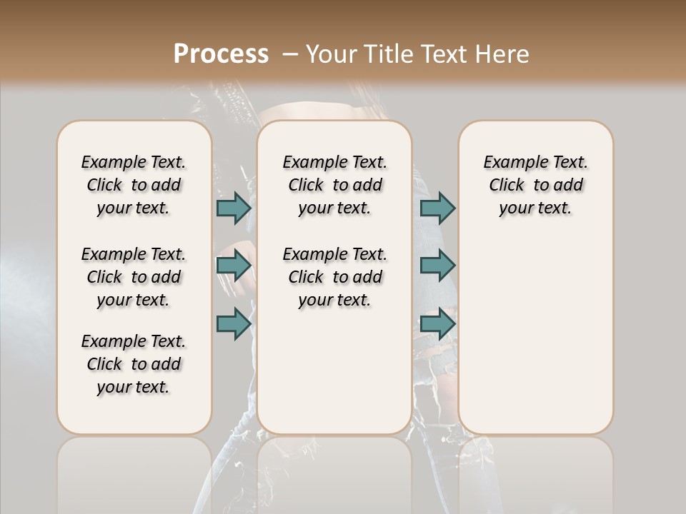 People Female Length PowerPoint Template