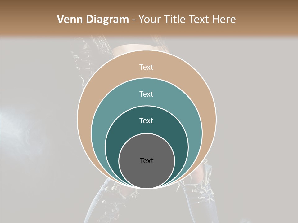 People Female Length PowerPoint Template