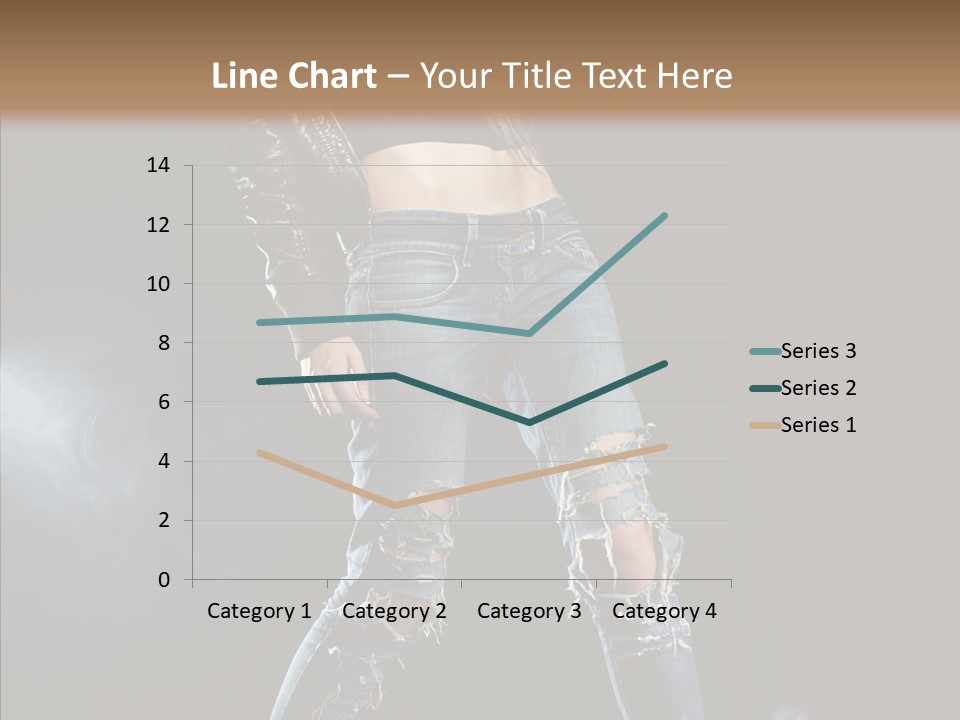 People Female Length PowerPoint Template