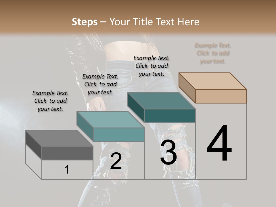 People Female Length PowerPoint Template