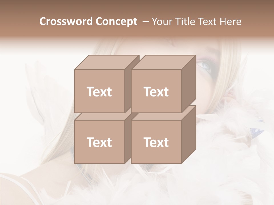 Blue Happy Skin PowerPoint Template